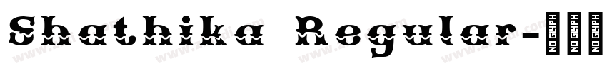 Shathika Regular字体转换